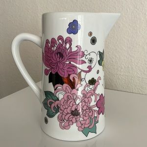 Paperchase Floral Pitcher Fine Porcelain